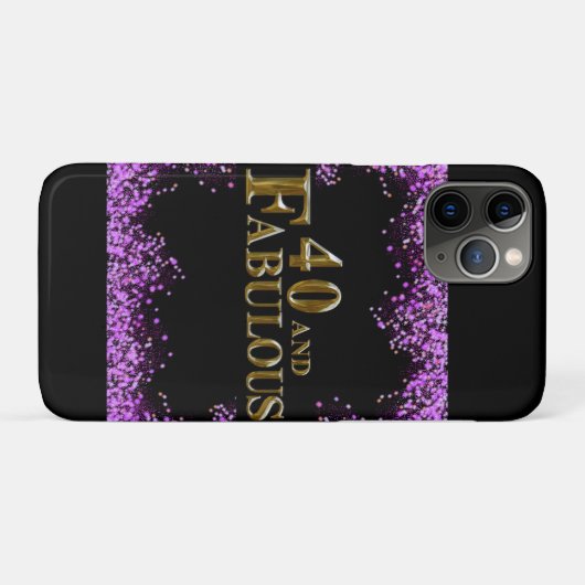 40歳の誕生日 Case-Mate iPhoneケース (裏面(横))