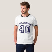 40歳の誕生日 Tシャツ (正面フル)