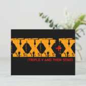 40歳の誕生日 - XXX それと何か 招待状 (スタンド正面)