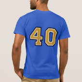40歳の誕生日Tシャツ Tシャツ (裏面)