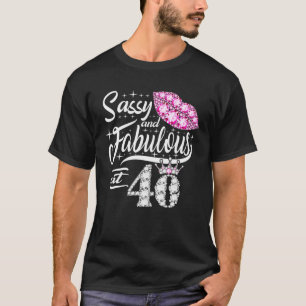 40歳の40歳の誕生日Cでサッシーと素晴らしい Tシャツ