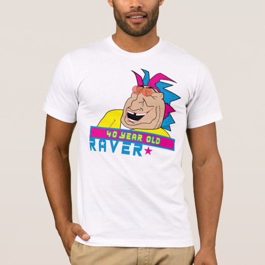 40歳のRaver Tシャツ (正面)