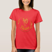 40歳は素敵 Tシャツ (正面)