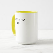 40歳へおもしろいの誕生日 マグカップ (正面左)