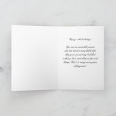 40歳エレガントと素敵なTigs 40th Birthday Photo カード (内部)