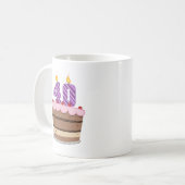 40歳オンお誕生日ケーキ コーヒーマグカップ (正面左)