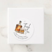 40歳カスタムの誕生日メッセージカードウイスキー/バーボン フェイバータグ (インサイチュ)