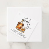 40歳カスタムの誕生日メッセージカードウイスキー/バーボン フェイバータグ (インサイチュ)