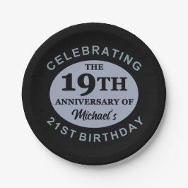 40歳カスタムの誕生日ユーモア ペーパープレート