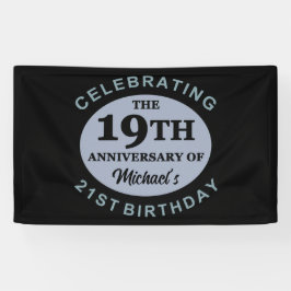 40歳カスタムの誕生日ユーモア 横断幕