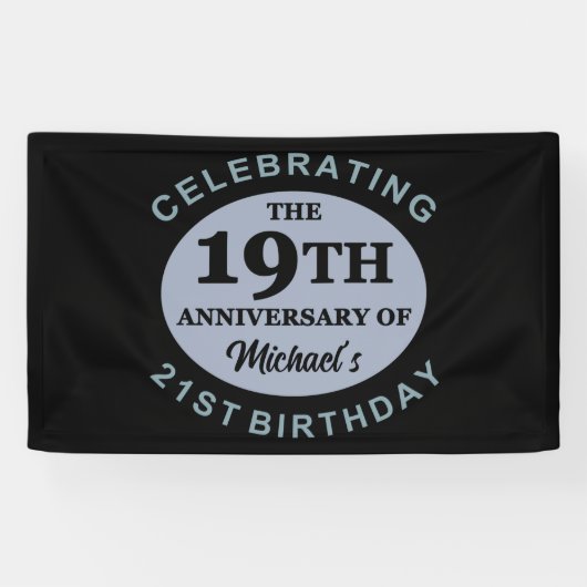 40歳カスタムの誕生日ユーモア 横断幕 (横)