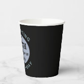 40歳カスタムの誕生日ユーモア 紙コップ (左)