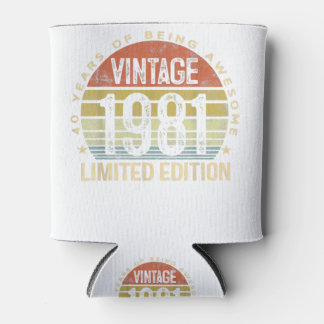 40歳ギフトヴィンテージ1981限定版40t 缶クーラー