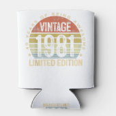 40歳ギフトヴィンテージ1981限定版40t 缶クーラー (裏面)