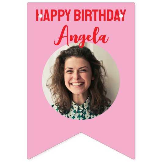 40歳パーソナライズされたの誕生日のバント バンティングフラッグ (第2の旗)