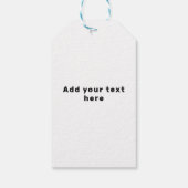 40歳パーソナライズされたの誕生日の広場 ギフトタグ (裏面)