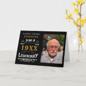 40歳パーソナライズされたの誕生日カード カード (黄色い花)