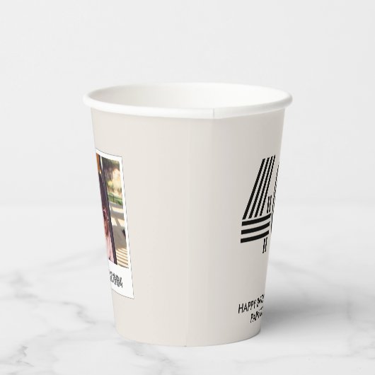 40歳パーソナライズされたの誕生日デコおもしろいーパーティーカップ 紙コップ (右)