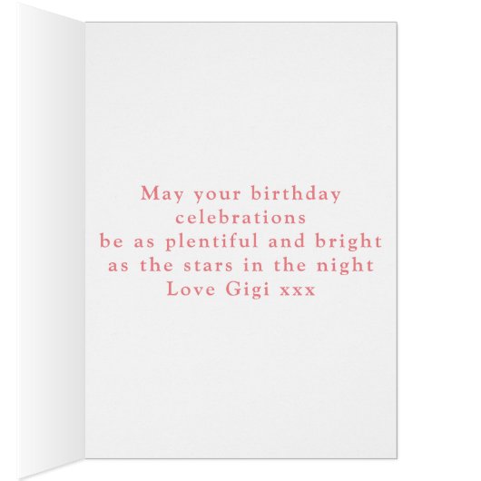 40歳パーソナライズされたの誕生日1981年ピンクのレトロ (内側 (右))