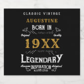 40歳パーソナライズされたの誕生日 ビールラベル (シングルラベル)