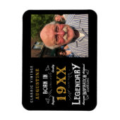 40歳パーソナライズされたの誕生日 マグネット (縦)