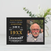 40歳パーソナライズされたの誕生日 招待状 (スタンド正面)