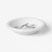 40歳ミニマルの誕生日パーティー ペーパーボウル (傾斜あり)