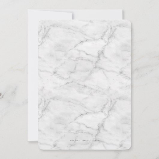 40歳モダンスタイリッシュ生誕生日パーティーピンクグリッター40 招待状 (裏面)