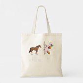 40歳ユニコーンおもしろい40歳の私 トートバッグ (裏面)