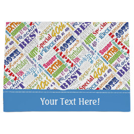 40歳ユニークの誕生日パーティープレゼント ラージペーパーバッグ