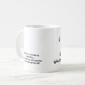 40歳ユーモアのあるの誕生日マグカップ コーヒーマグカップ (正面左)