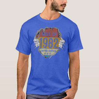 40歳ヴィンテージ1982年限定版40th Bir Tシャツ