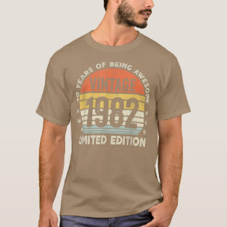 40歳ヴィンテージ1982限定版ギフト40t tシャツ