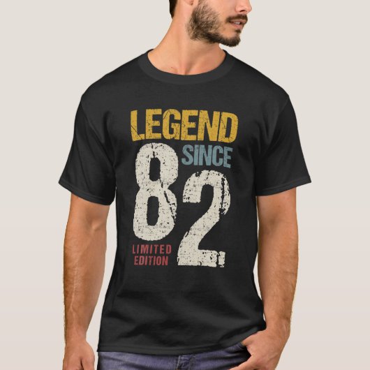 40歳ヴィンテージ1982 40歳の誕生日の装飾 Tシャツ (正面)