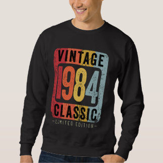 40歳ヴィンテージ1984 40歳の誕生日の装飾 スウェットシャツ