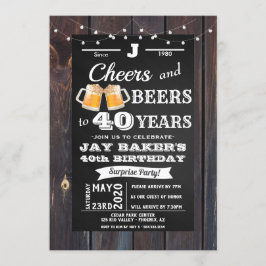 40歳招待状、21歳誕生日招待状 招待状