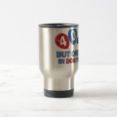 40歳犬年のデザイン トラベルマグ (中央)