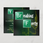 40歳目前パーティー 招待状 (正面/裏面)