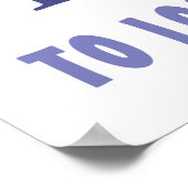 40歳笑わされるの誕生日にプレゼント ポスター (角)