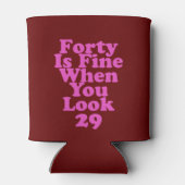 40歳素晴らしで29 40おもしろい歳 缶クーラー (裏面)