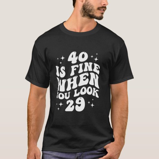 40歳素晴らしで29 40歳の誕生日40歳 Tシャツ (正面)