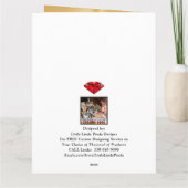 40歳素晴らしパーソナライズされた誕生日カード カード (裏面)