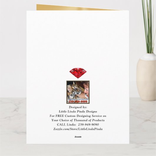 40歳素晴らしパーソナライズされた誕生日カード カード (裏面)