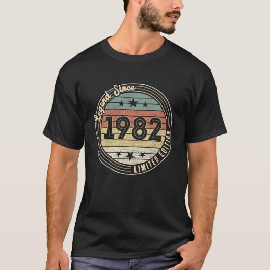 40歳誕生日ギフト伝説1982限定E Tシャツ (正面)