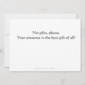 40歳誕生日パーティー金ゴールドカジノスロットマシン 招待状 (裏面)