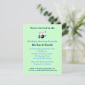 40歳誕生日ボーリングパーティの招待状 招待状 (スタンド正面)