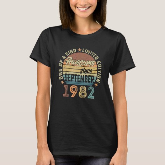 40歳1982年9月製40th Bir Tシャツ (正面)