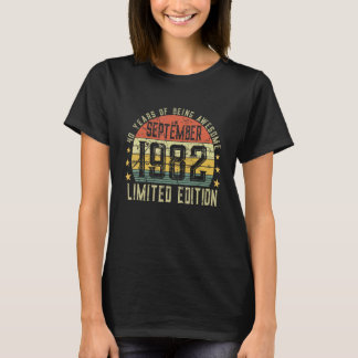 40歳1982生まれ年9月40日 Tシャツ