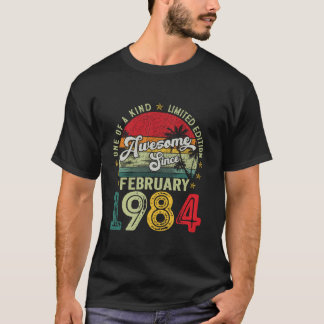 40歳1984年2月40歳G Tシャツ