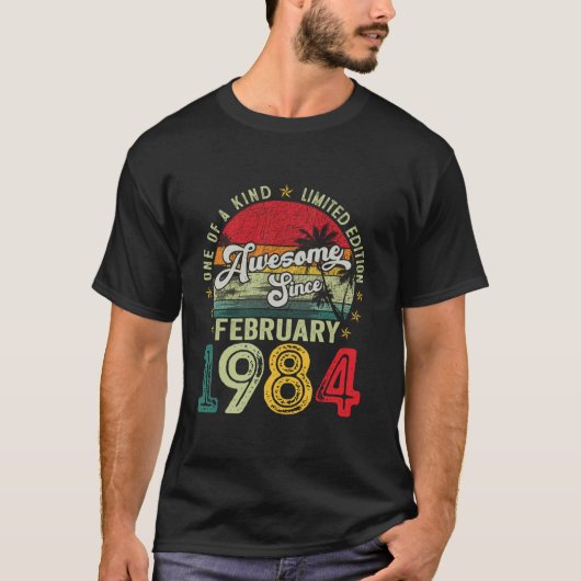 40歳1984年2月40歳G Tシャツ (正面)